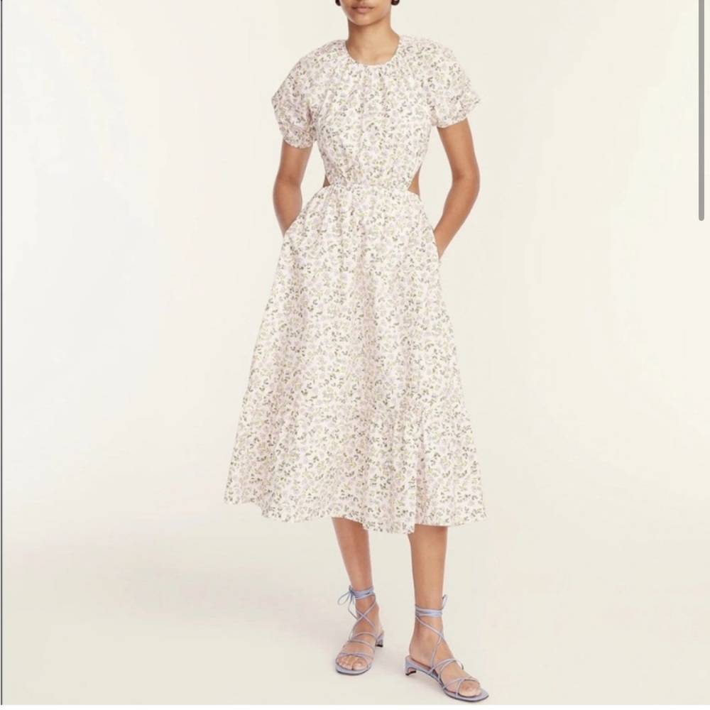 J Crew Floral Cutout Dress